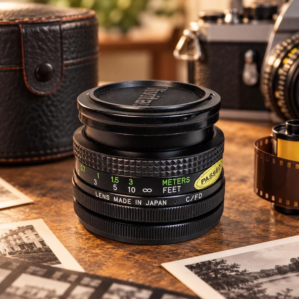 VTG Vivitar 28mm f/2.8 Wide Angle Lens Canon FD Mount 49mm Japan Manual Focus